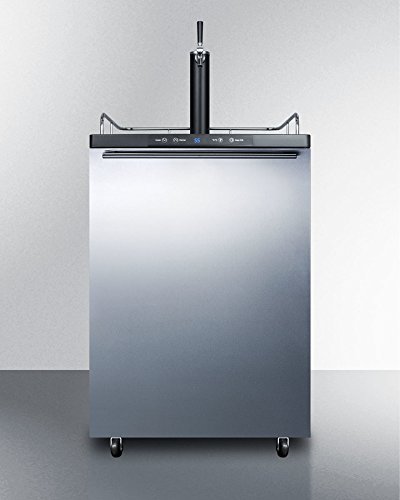 Summit SBC635MBISSHH 24" Built In Beer Dispenser with 5.6 cu. ft. Capacity Deep Chill Function Digital Thermostat... N3