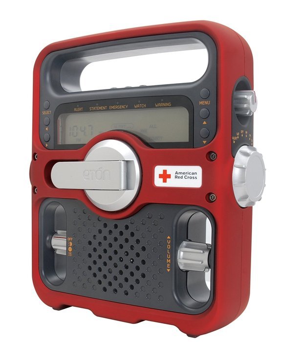 Etn American Red Cross ARCFR600R Solarlink Digital AM/FM/SW/NOAA S.A.M.E. Weather Radio with Flashlight, Siren... N5