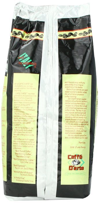 Caffe D'arte Capri Whole Bean Coffee, 5-Pound Foil Bag N9