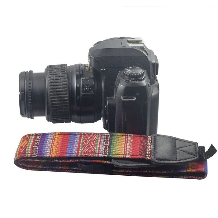 Mavota Colorful Stripe Camera Shoulder Neck Strap Camera Belt For Canon Nikon Olympus Panasonic Pentax Sony SLR... N6
