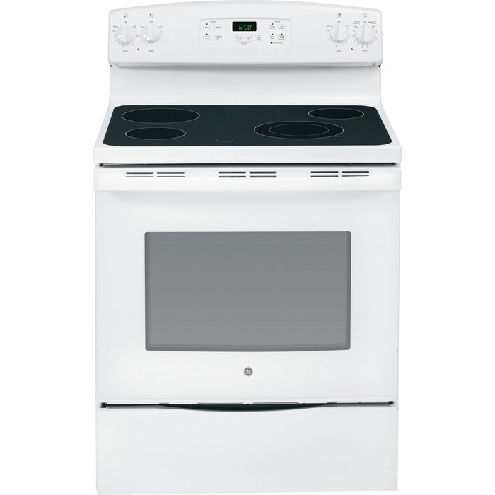 GE GIDDS-1029134 30" 5.3 cu. ft. Free-Standing Electric Range, White N2