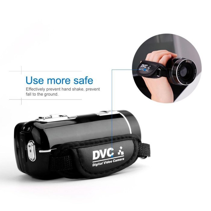 Boddenly Remote 24 Million Pixel High-definition 18X Digital Zoom Digital Video Camera 2.7 inch LCD 270 Degree... N2