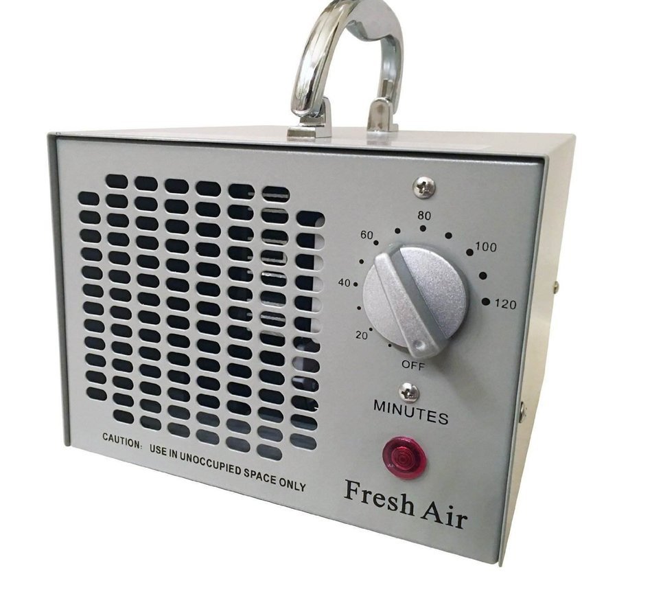 Fresh Air Commercial Air Purifier Ozone Generator 3500mg Machine Cleaner Deodorizer (silver)