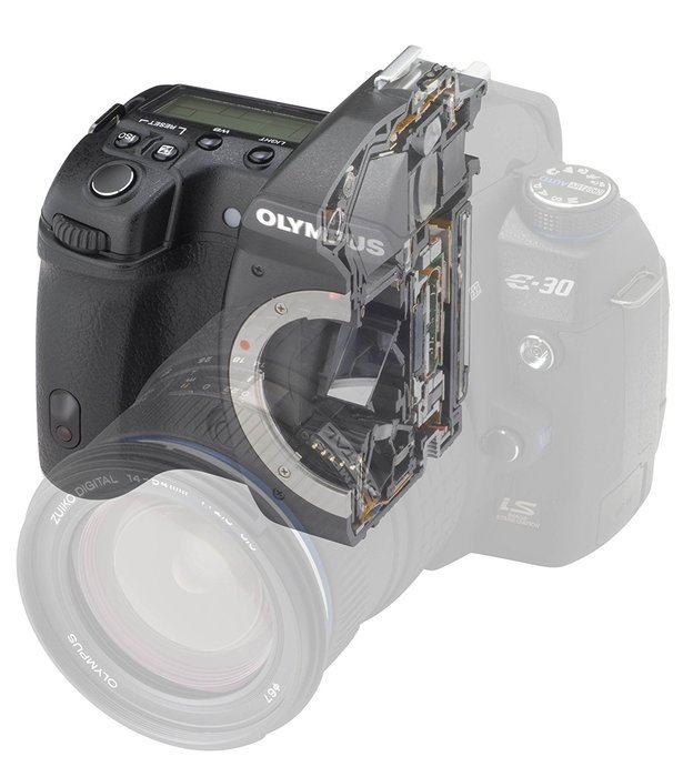 Olympus E30 12.3MP Digital SLR with Image Stabilization (Body Only) N15