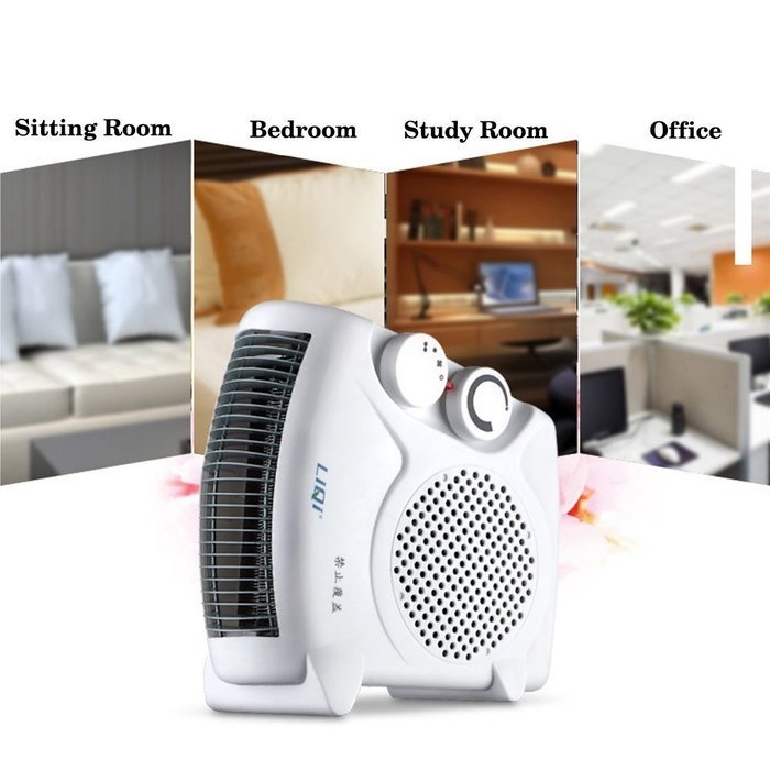 220V Electric Air Heater Warm Air Blower Mini Room Fan Heater Electric Warmer N5