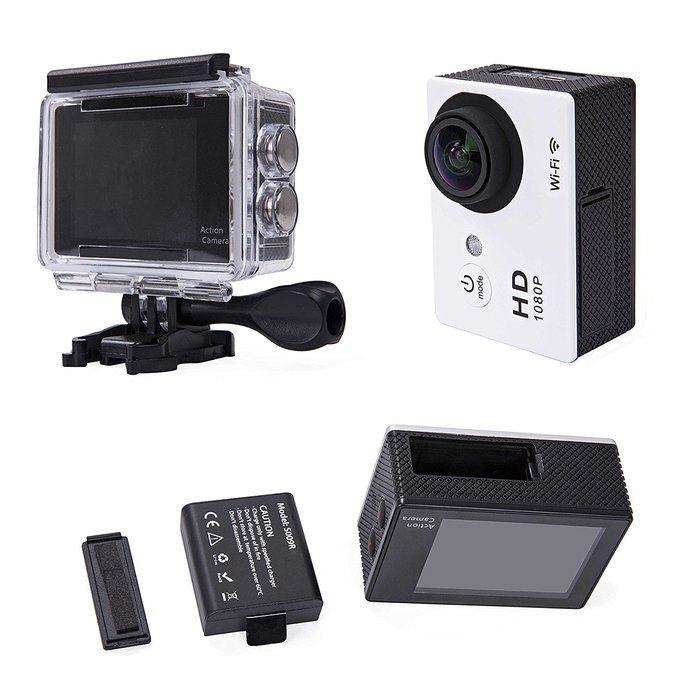 4K Ultra HD Wifi & HDMI Action Sports Camera Sport DV Dual LCD Screens & Waterproof Wrist Remote-Wifi Cam DV-Wrist... N8