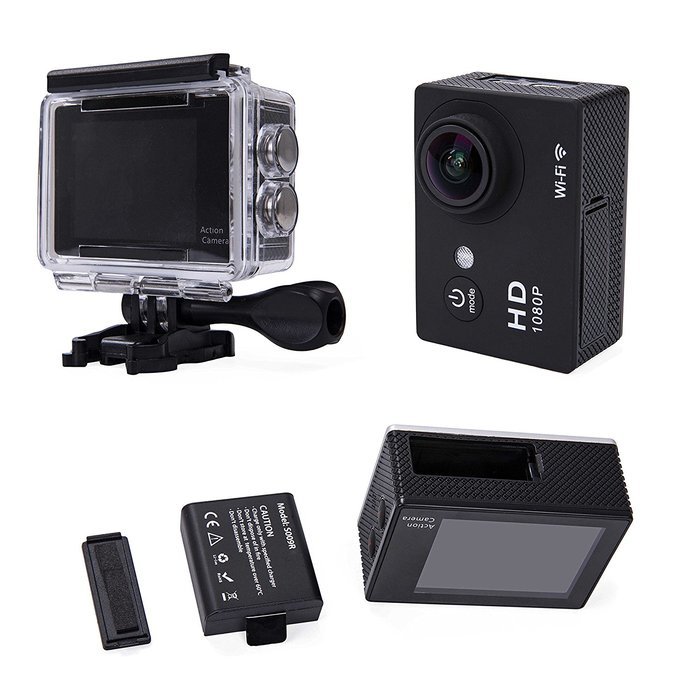 4K Ultra HD Wifi & HDMI Action Sports Camera Sport DV Dual LCD Screens & Waterproof Wrist Remote-Wifi Cam DV-Wrist... N9