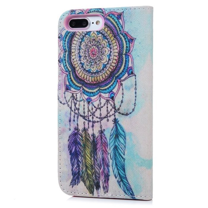 iPhone 7 Plus Case (5.5 inch) - Flip Stand Wallet Case PU Leather Shock-Absorption Soft TPU Inner Bumper Cute... N40