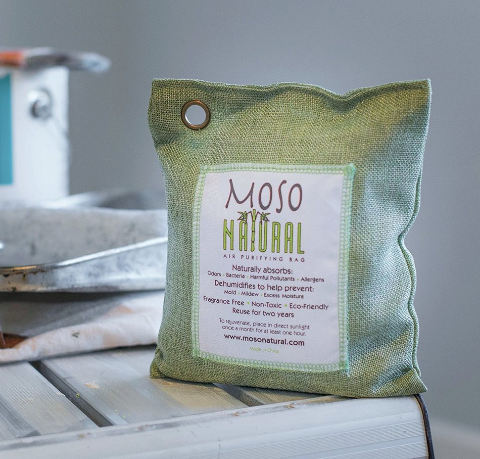 Two (2) Moso Natural Air Purifying Bags 1-200g and 1-500g (Natural)