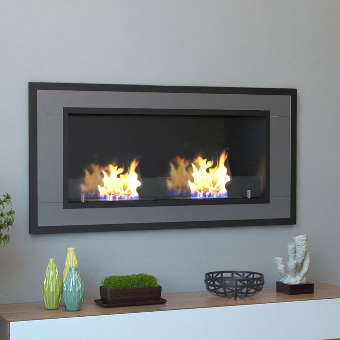 Moda Flame Lugo Wall Mounted Ethanol Fireplace N5