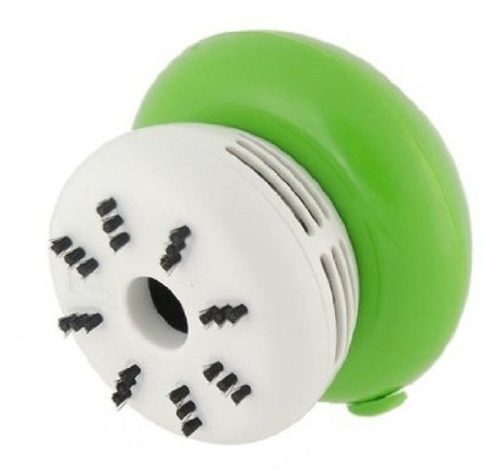Makhry Mushroom Shaped New Portable Corner Desk Vaccum Cleaner Mini Cute Vacuum Cleaner Dust Sweeper (green) N9