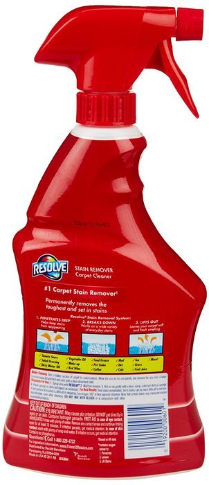 Resolve Carpet Cleaner with Triple Oxi Action Advanced Carpet Stain Remover, 22 oz N2