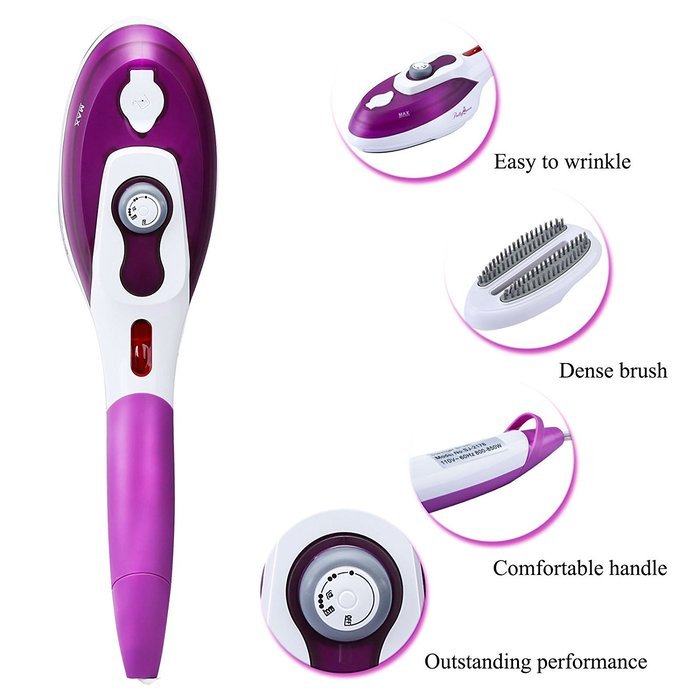 [Upgraded Version]Home Garment Steamer Portable Fabric Steamer, Clothes Steamer Handheld, Iron Steamer, Household... N4