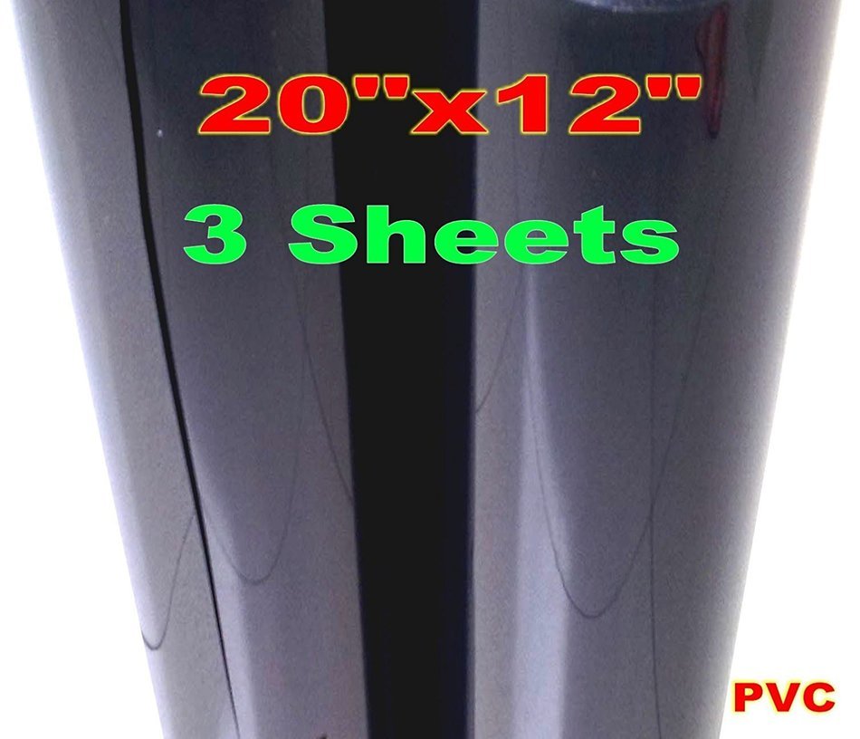 3 sheets of 20"x 1 FOOT(12 Inch) Dingword heat transfer Vinyl / film,IRON ON T-shirt Heat Transfer, Craft Garment... N4