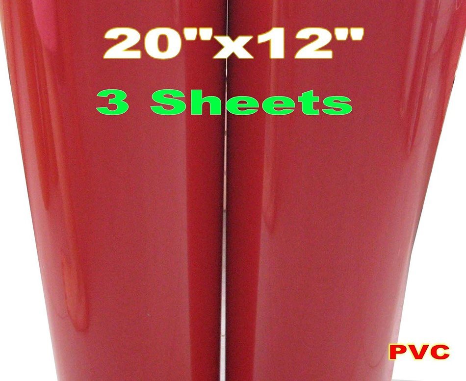 3 sheets of 20"x 1 FOOT(12 Inch) Dingword heat transfer Vinyl / film,IRON ON T-shirt Heat Transfer, Craft Garment... N5