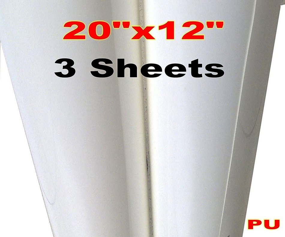 3 sheets of 20"x 1 FOOT(12 Inch) Dingword heat transfer Vinyl / film,IRON ON T-shirt Heat Transfer, Craft Garment... N6