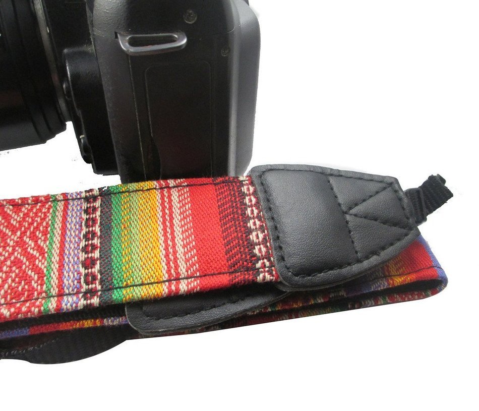 Mavota Colorful Stripe Camera Shoulder Neck Strap Camera Belt For Canon Nikon Olympus Panasonic Pentax Sony SLR... N7