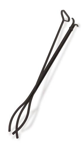 Pilgrim 18175 28 Wood Iron Tongs - Black