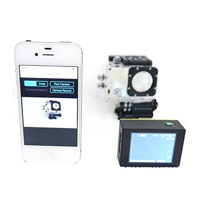 SJ6000 WiFi Version 2" LCD Display 170&deg; Wide Angle 1080P HD 30M Waterproof Outdoor Helmet Sport DV Digital Video... N3