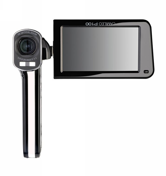 Toshiba Camileo P100 HD Camcorder with 5x Optical Zoom and 3-Inch LCD Screen (Black) (Discontinued by Manufacturer) N2
