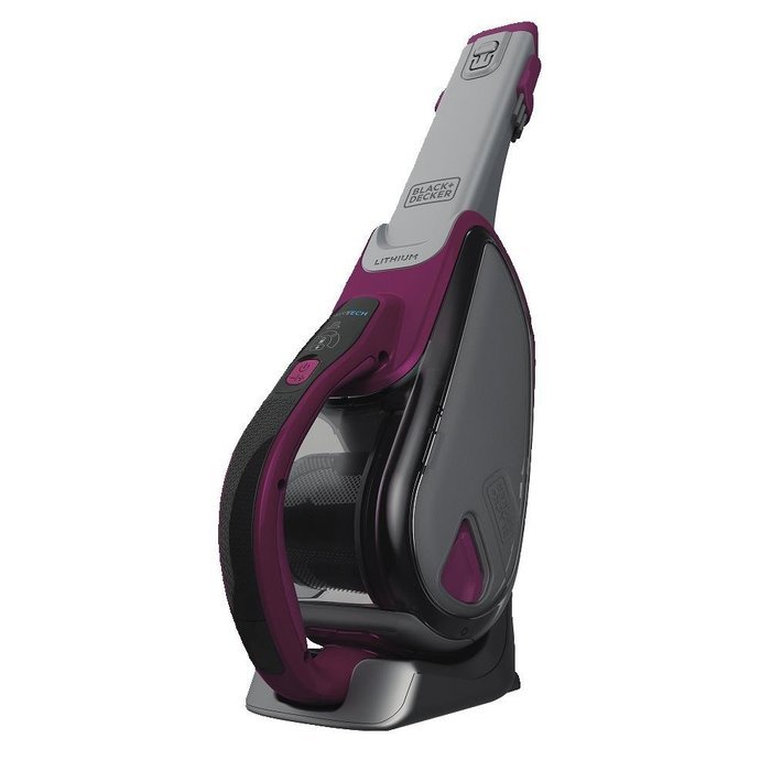 Black & Decker HHVJ320BMFS27 Smartech 2.0Ah Cordless Lithium Hand Vacuum with Scent, Eggplant N4