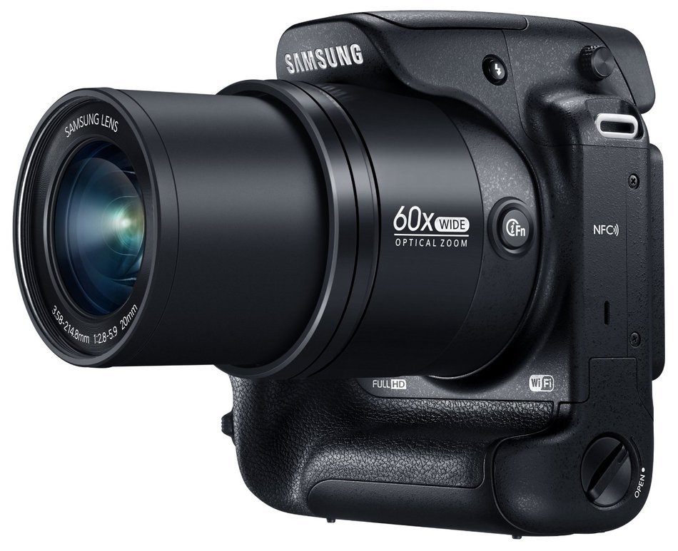 Samsung WB2200F 16.3MP CMOS Smart WiFi & NFC Digital Camera with 60x Optical Zoom, 3.0" LCD and 1080p HD Video... N5