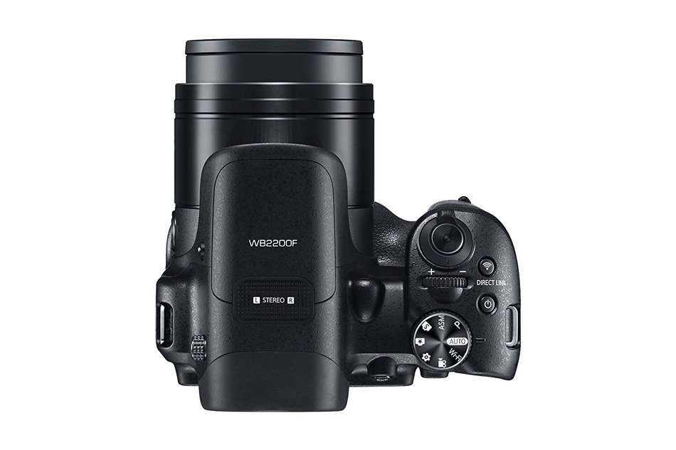 Samsung WB2200F 16.3MP CMOS Smart WiFi & NFC Digital Camera with 60x Optical Zoom, 3.0" LCD and 1080p HD Video... N9