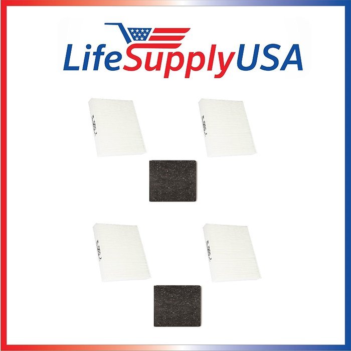 2 Complete Sets for Honeywell HRF-ARVP True HEPA Filter Value Combo Pack (4 HEPA filters and 2 Pre-filters) HPA090...