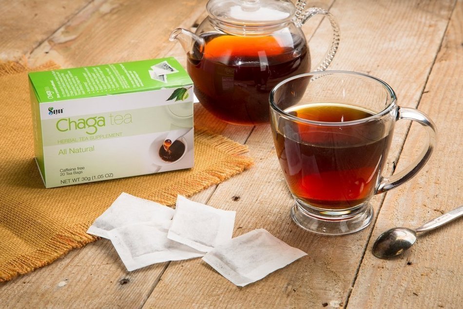Sayan Siberian Chaga Mushroom Tea &ndash; Wild Harvested Raw and Extract Chaga, Herbal Tea Supplement, Caffeine Free...