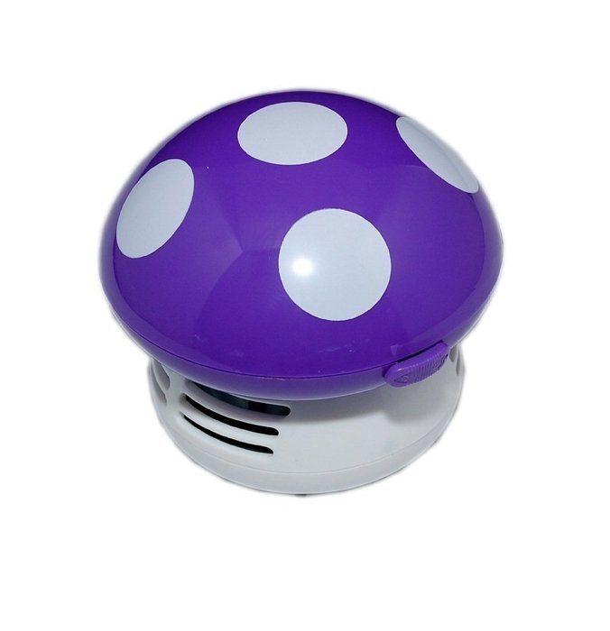 Makhry Mushroom Shaped New Portable Corner Desk Vaccum Cleaner Mini Cute Vacuum Cleaner Dust Sweeper (green) N17