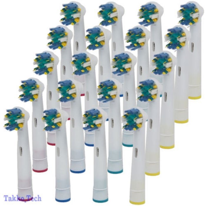 20 PCS Electric Tooth brush Heads Replacement for Braun Oral B FLOSS ACTION New N2