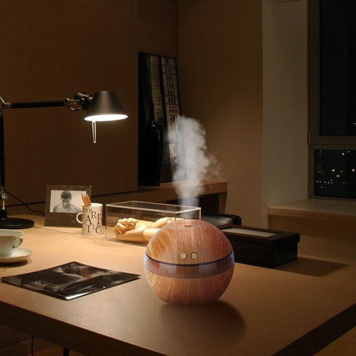 Vitoki Air Aroma Essential Oil Diffuser LED Ultrasonic Aromatherapy Humidifier Black N4