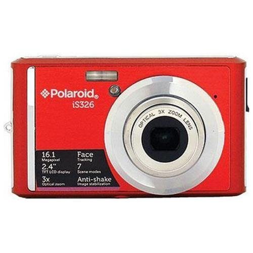 Polaroid 16.1MP Digital Still Cameras with 2.4 TFT (IS326-RED)