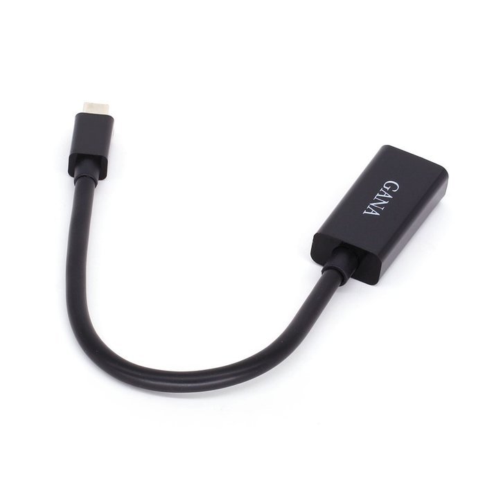GANA Mini DisplayPort (DP) Male To Female Adapter Cable (Mini DP to HDMI 10ft Black) N42