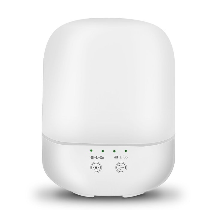 Intsun 300mL Portable Ultrasonic Cool Mist Aroma Humidifier with 7 Changing Colored LED Lights,Waterless Auto...