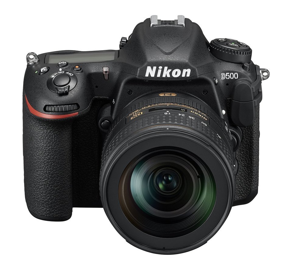Nikon D500 DX-Format Digital SLR (Body Only) w/ Nikon MB-D17 Multi Battery Power Pack N7