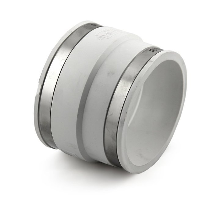 Flexible Coupling - 4.5" x 4.0" - White