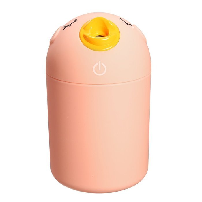 KING DO WAY USB Mini Bird Shape Ultrasonic Humidifier Air Mist Maker Purifier for Home Office SPA Bedroom Yellow N3