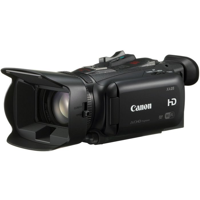 Canon XA25 Professional HD Camcorder Bundle with Carrying Case and Accessory Kit (19 Items) N2