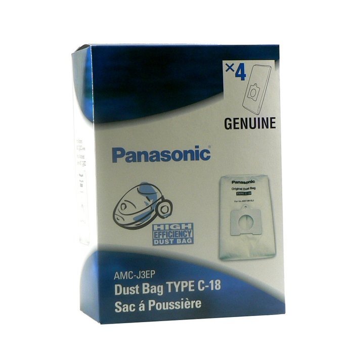 Panasonic AMC-J3EP Canister Replacement Bag(type C-18)(4/U) for MC-CG885