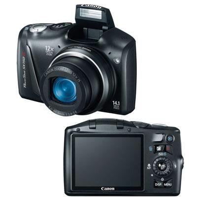 Canon PowerShot SX150 IS 14.1 Megapixel 12x Optical Zoom Digital Camera, Black 5664B001