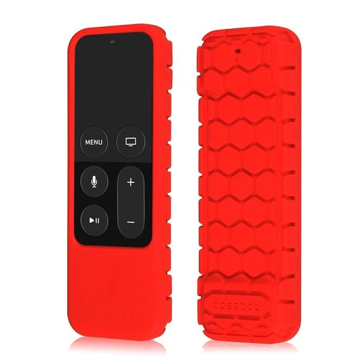 Apple TV (4th Gen) Remote Case - Casebot [Honey Comb Series] Light Weight [Anti Slip] Shock Proof Silicone Cover... N11