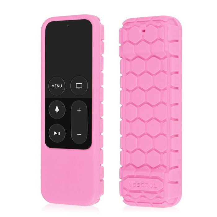 Apple TV (4th Gen) Remote Case - Casebot [Honey Comb Series] Light Weight [Anti Slip] Shock Proof Silicone Cover... N16