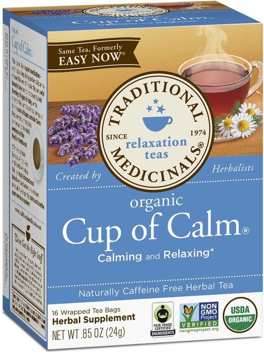 Traditional Medicinals Organic Cup of Calm Tea, 16 Tea Bags (Pack of 6) N2
