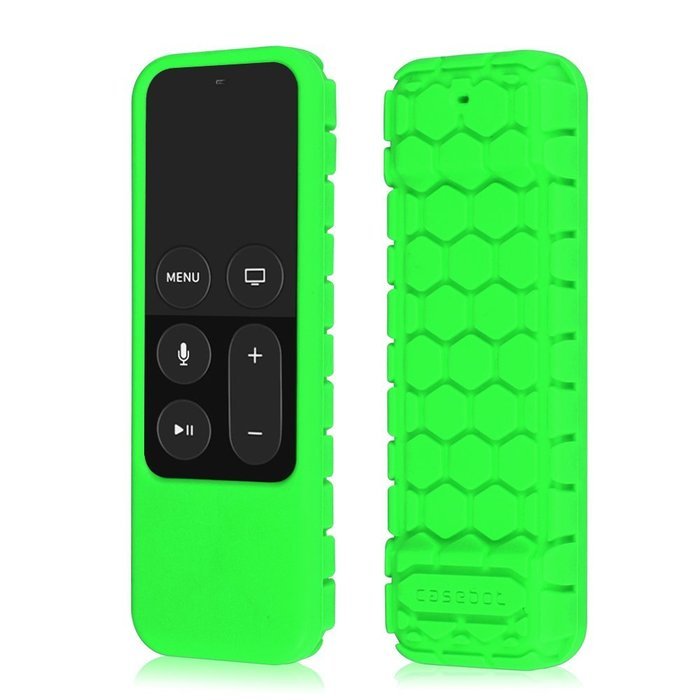 Apple TV (4th Gen) Remote Case - Casebot [Honey Comb Series] Light Weight [Anti Slip] Shock Proof Silicone Cover... N19