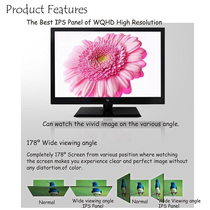 Zalcom Zevroid-30Q1 LCD Monitor 30" Zero Bright Dot with Elivation Stand N8