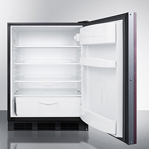 Summit FF6BBI7IFADA 24" Commercially Approved & ADA Compliant Compact Refrigerator with 5.5 cu. ft. Capacity Auto... N3