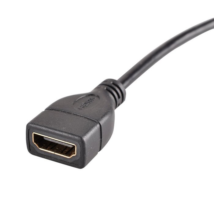 UCEC Down Angle Micro-HDMI to HDMI Cable - Male to Female - Supports Ethernet, 3D and Audio Return N13
