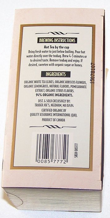 Pomegranate White Tea (2 Pack)