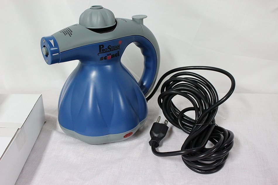 NEW, Scunci ProSteam Portable Household Steamer/ Model PS-3888/ Blue Color N3